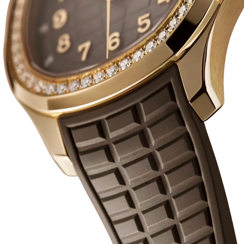 Patek Philippe Aquanaut 5268/200R-010 Rose Gold Taupe Brown Dial Diamond Bezel - Image 12