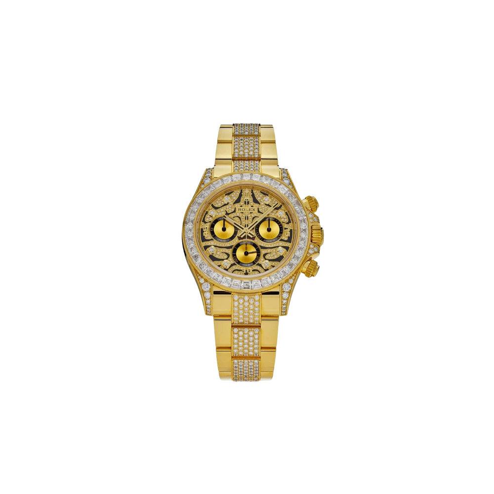 Rolex Daytona 'Eye of the Tiger' 116598TBR Yellow Gold Diamond Accents